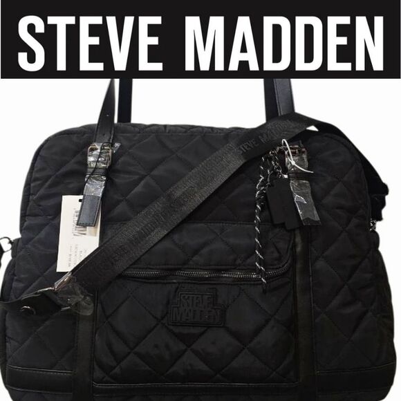 Steve Madden BLeona Quilted Weekender Travel Bag - Picture 1 of 14